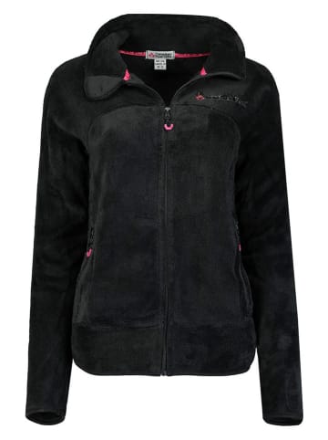 Canadian Peak Fleecejacke "Udilas" in Schwarz