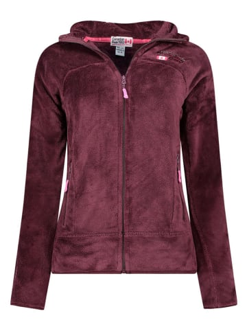 Canadian Peak Fleecejacke "Upaloodeak" in Bordeaux