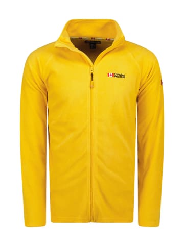 Canadian Peak Fleecejacke "Tugeak" in Senf