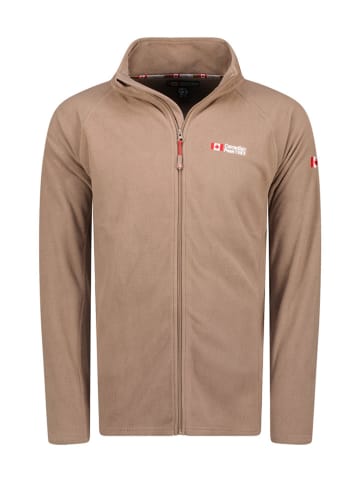 Canadian Peak Fleecejacke "Tugeak" in Taupe