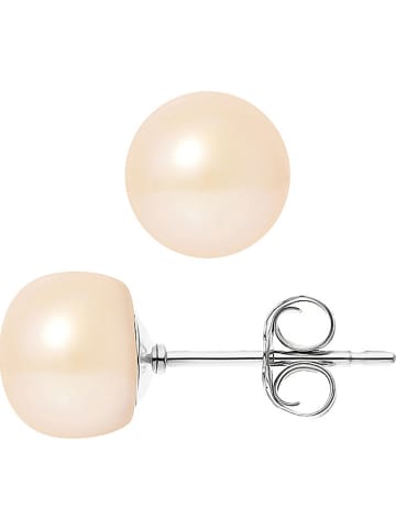 Pearline Perlen-Ohrstecker in Rosa