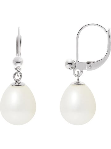 Pearline Zilveren oorringen met parels