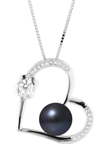 Pearline Zilveren ketting met hanger - (L)42 cm