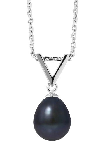 Pearline Silber-Halskette mit Anhänger - (L)42 cm