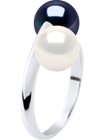 Pearline Weißgold-Ring mit Perlen