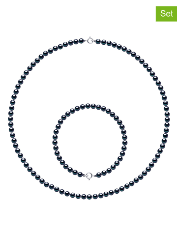 Pearline 2tlg. Perlen-Schmuckset in Tahiti