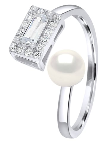 Pearline Silber-Ring mit Perle