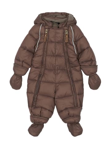 mikk-line Kombinezon zimowy w kolorze brązowym