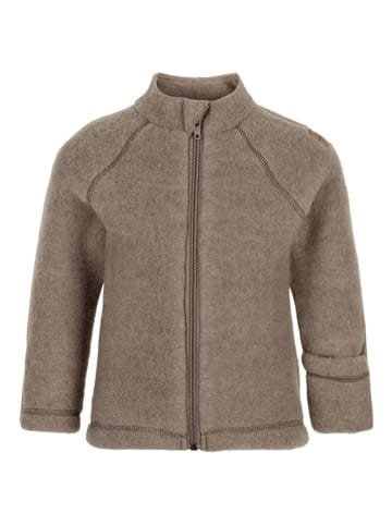 mikk-line Wolljacke in Hellbraun