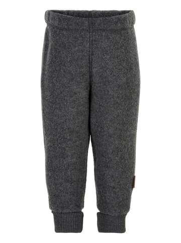 mikk-line Wełniane spodnie w kolorze antracytowym