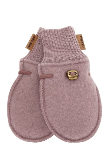 mikk-line Wełniane rękawiczki w kolorze jasnoróżowym