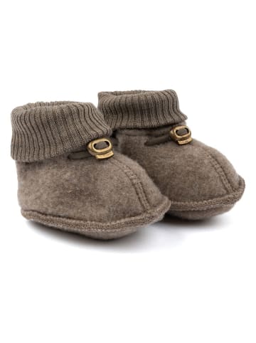 mikk-line Krabbelschuhe in Braun