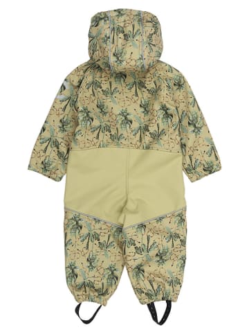 mikk-line Kombinezon softshellowy w kolorze zielono-żółtym