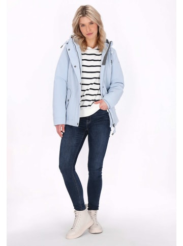 Schmuddelwedda Parka in Hellblau