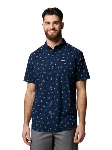 Columbia Blouse "Rapid Rivers Printed" donkerblauw/meerkleurig