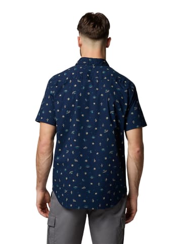 Columbia Koszula "Rapid Rivers Printed" w kolorze granatowym ze wzorem