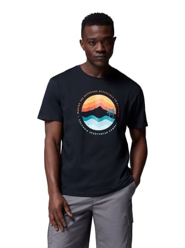 Columbia Koszulka funkcyjna "Path Lake" w kolorze czarnym