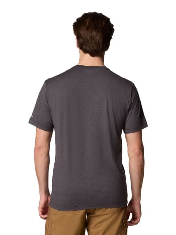 Columbia Koszulka funkcyjna "Kwick Hik" w kolorze antracytowym