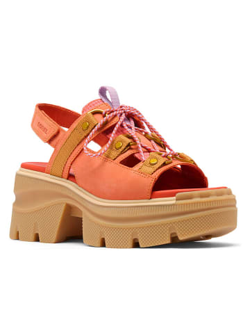 Sorel Sandały "Rein CB Lace" w kolorze pomarańczowym