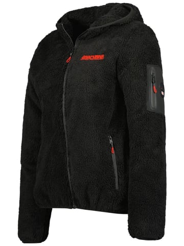 ANAPURNA Kurtka polarowa "Ulebana" w kolorze czarnym