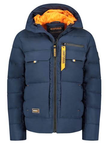 ANAPURNA Kurtka pikowana "Dosibana" w kolorze granatowym