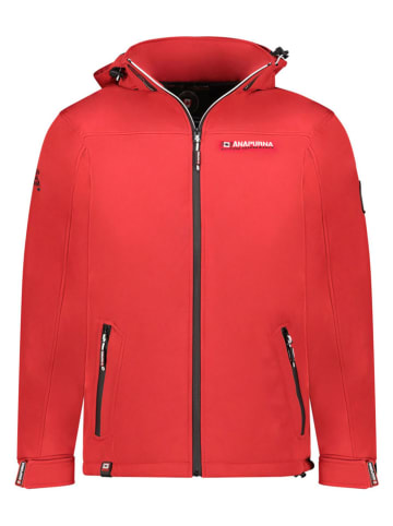 ANAPURNA Kurtka softshellowa "Takeniana" w kolorze czerwonym