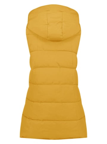 ANAPURNA Kamizelka pikowana "Dolbana" w kolorze żółtym