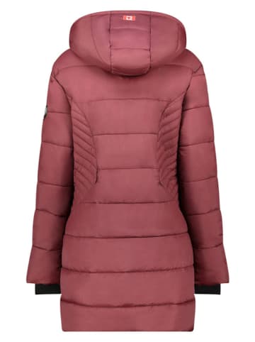 ANAPURNA Płaszcz pikowany "Beeana" w kolorze bordowym