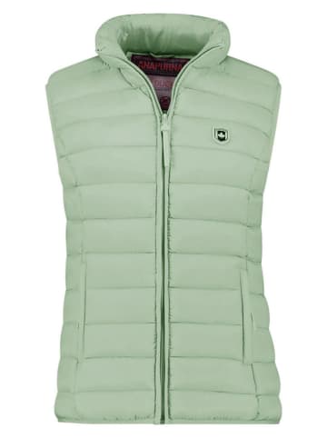 ANAPURNA Kamizelka pikowana "Vakitalana" w kolorze miętowym