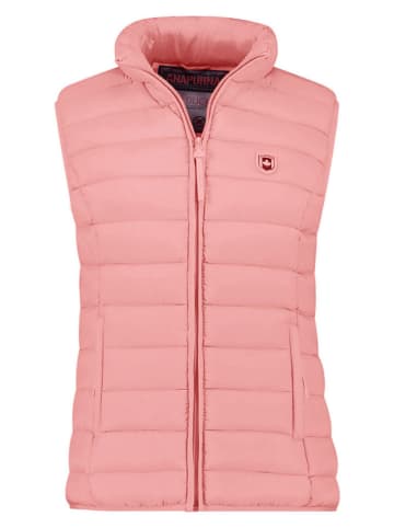 ANAPURNA Kamizelka pikowana "Vakitalana" w kolorze jasnoróżowym