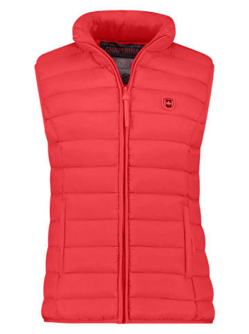 ANAPURNA Kamizelka pikowana "Vakitalana" w kolorze czerwonym