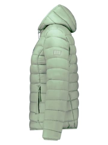 ANAPURNA Kurtka pikowana "Akitalana Hood" w kolorze miętowym