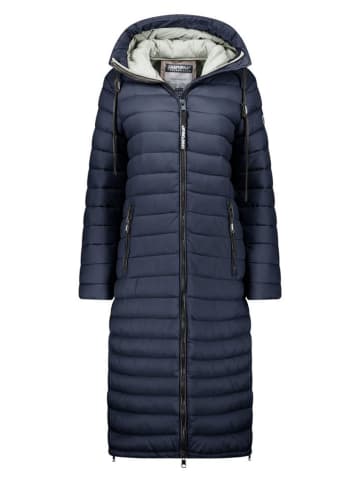 ANAPURNA Płaszcz pikowany "Azulana" w kolorze granatowym