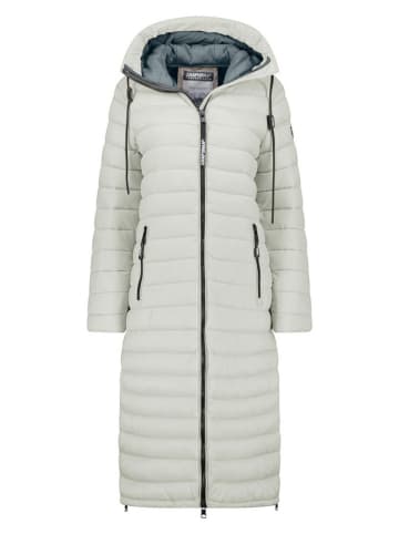 ANAPURNA Płaszcz pikowany "Azulana" w kolorze błękitnym