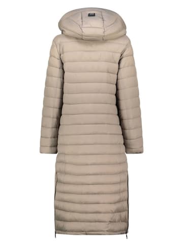 ANAPURNA Doorgestikte mantel "Azulana" beige