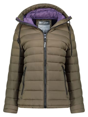 ANAPURNA Kurtka pikowana "Azulana" w kolorze khaki