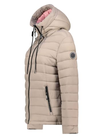 ANAPURNA Doorgestikte jas "Azulana" beige