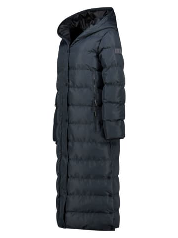 ANAPURNA Doorgestike mantel "Belenana" donkerblauw