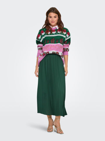 ONLY Sweter w kolorze zielono-różowym