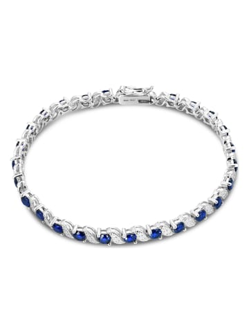 DI GIORGIO Silber-Armkette mit Edelsteinen