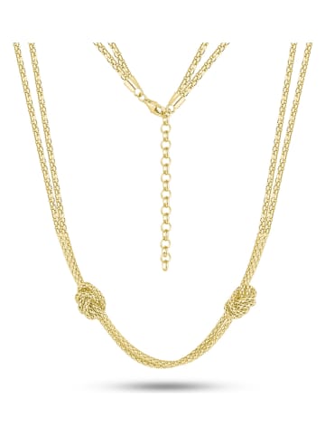 DI GIORGIO Pozłacany naszyjnik z elementami ozdobnymi - dł. 40 cm