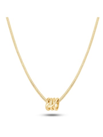 DI GIORGIO Pozłacany naszyjnik z elementem ozdobnym - dł. 45 cm