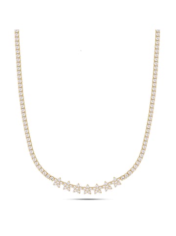 DI GIORGIO Pozłacany naszyjnik z elementem ozdobnym - dł. 40 cm