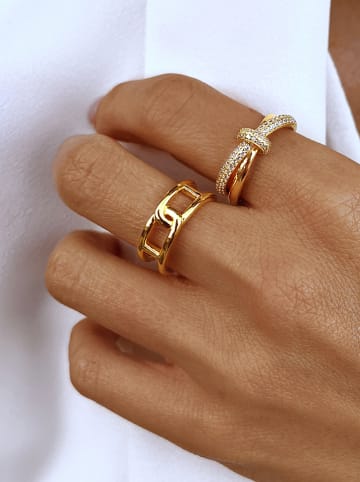 DI GIORGIO Vergold. Ring mit Edelsteinen