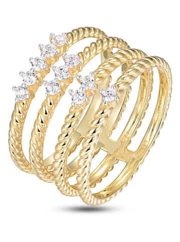 DI GIORGIO Vergold. Ring mit Edelsteinen