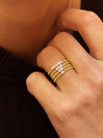 DI GIORGIO Vergold. Ring mit Edelsteinen