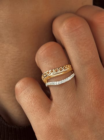 DI GIORGIO Vergold. Ring mit Edelsteinen