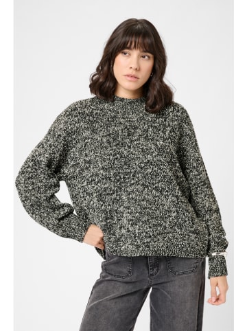 Kaffe Pullover in Schwarz/ Weiß