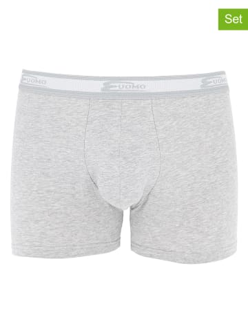 COTONELLA 2-delige set: boxershorts lichtgrijs