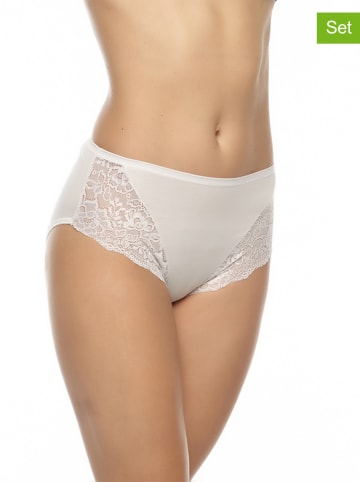 COTONELLA 2er-Set: Slips in Weiß